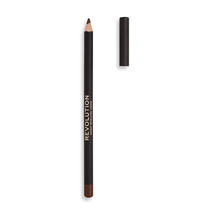 Revolution Make Up Eyeliner Kohl Delineador de Ojos Marrón, Fórmula Cremosa de Alta Pigmentación, 1.30 g