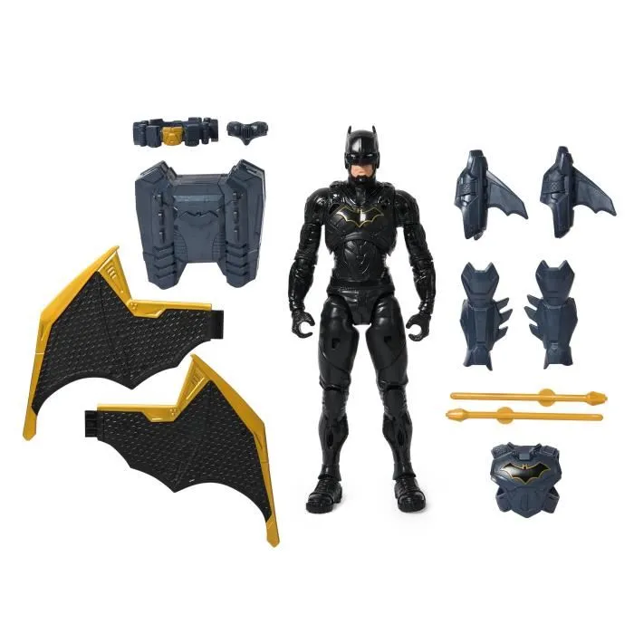 Spin Master SPI681147026223 Figura Batman Adventures 30 cm con Accesorios Aéreos