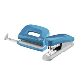 Set Grapado Novus Fresh Grapadora E15(15 H) + Taladro E210 (10 H) + Grapas Nº 10 Azul Petrol