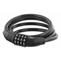 T'nb Candado para bicicleta con cable antirrobo negro 1200 mm