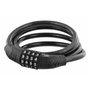 T'nb Candado para bicicleta con cable antirrobo negro 1200 mm