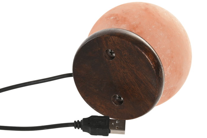 DKD Home Decor Lámpara Sobremesa Árabe Rosa 9 x 10 x 9 cm Sal Himalaya Acacia Led USB DKD Home Decor Lámpara Sobremesa Árabe Rosa 9 x 10 x 9 cm Sal Himalaya Acacia Led USB