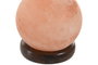 DKD Home Decor Lámpara Sobremesa Árabe Rosa 9 x 10 x 9 cm Sal Himalaya Acacia Led USB