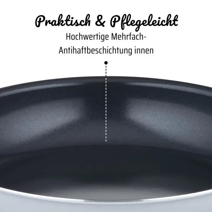 GSW Sartén Profesional PRO BASIC 36 cm Inducción Aluminio Forjado Grueso Calidad Gastronómica