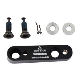 Shimano SM-MA-R160 Adaptador Flat Mount de Freno de Disco 160 mm - Bicicleta