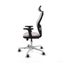 PIQUERAS Y CRESPO Silla de oficina Jorquera Blanca con Mecanismo Sincro/Traslack