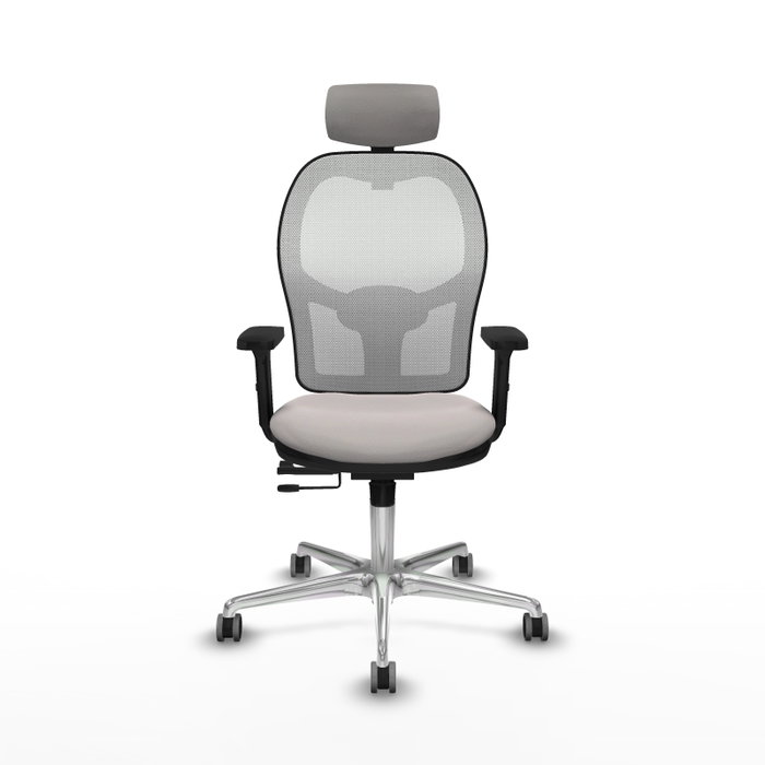 PIQUERAS Y CRESPO Silla de oficina Jorquera Blanca con Mecanismo Sincro/Traslack