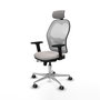 PIQUERAS Y CRESPO Silla de oficina Jorquera Blanca con Mecanismo Sincro/Traslack