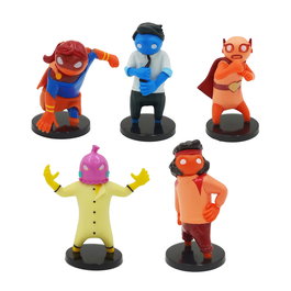 Bizak Figura Gang Beasts Blister Pack 5 Figuras Coleccionables