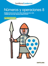 SANTILLANA, Números y operaciones, Educación Primaria. Cuaderno 8 - SANTILLANA