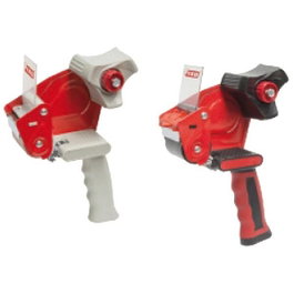 Grafoplas Dispensador de Cinta Adhesiva de Embalaje Fixo Rojo