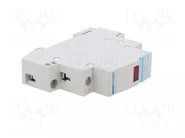 Hager SVN122 Indicador Luminoso LED Rojo 230VAC 1PLE Hager SVN122 Indicador Luminoso LED Rojo 230VAC 1PLE