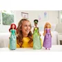 Mattel MAT0194735120642 Pack de 3 Muñecas Disney Princesas: Ariel, Tiana y Rapunzel