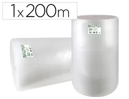 Liderpapel Plástico Burbuja EcoUse 1x200m Reciclado 30% Material Protección Embalaje