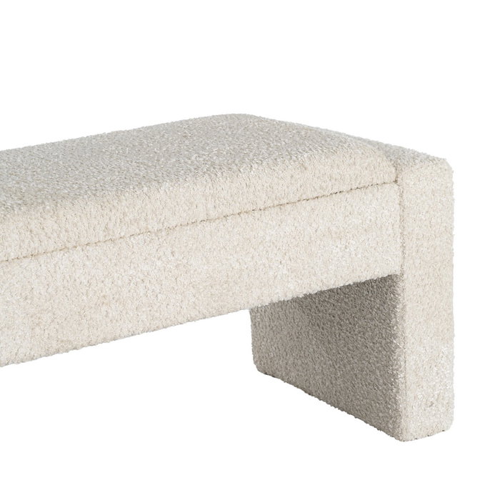 Banco Baúl Crema Dm-Tejido 117 X 43 X 45 cm