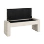 Banco Baúl Crema Dm-Tejido 117 X 43 X 45 cm