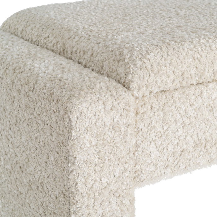 Banco Baúl Crema Dm-Tejido 117 X 43 X 45 cm