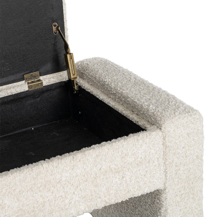 Banco Baúl Crema Dm-Tejido 117 X 43 X 45 cm