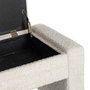 Banco Baúl Crema Dm-Tejido 117 X 43 X 45 cm
