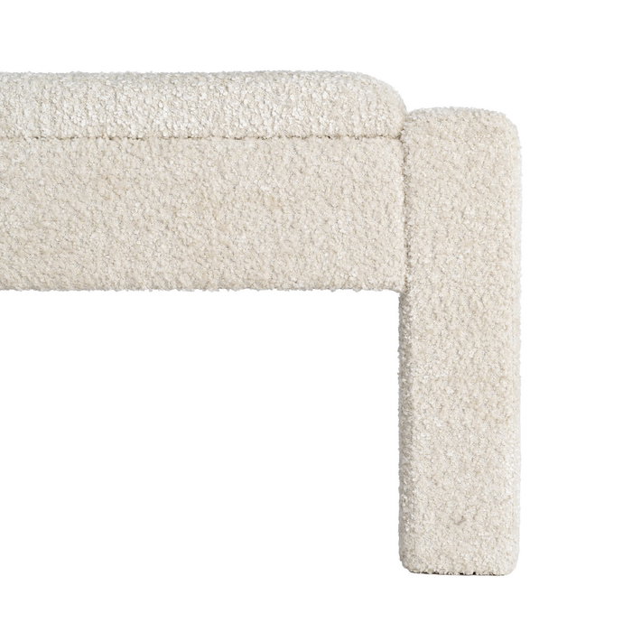 Banco Baúl Crema Dm-Tejido 117 X 43 X 45 cm