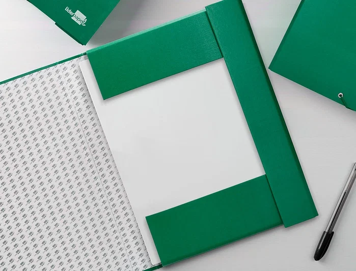 Liderpapel Carpeta proyectos folio lomo 90mm verde Liderpapel Carpeta proyectos folio lomo 90mm verde