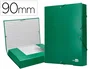 Liderpapel Carpeta proyectos folio lomo 90mm verde