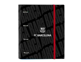 Safta Carpeta con recambio Din A4 F.C. Barcelona con cuadrícula 5 mm