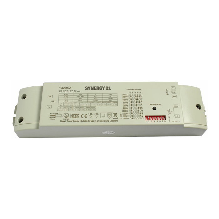 Synergy21 Synergy 21 LED Serie EOS 05 Controlador de 2 canales + Fuente de alimentación CC dual white (CCT) 75W Synergy21 Synergy 21 LED Serie EOS 05 Controlador de 2 canales + Fuente de alimentación CC dual white (CCT) 75W