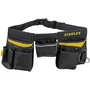 Stanley Cinturón para Herramientas 1-96-178 con Bolsas y Respaldo Acolchado Negro/Amarillo