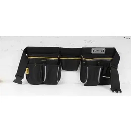 Stanley Cinturón para Herramientas 1-96-178 con Bolsas y Respaldo Acolchado Negro/Amarillo