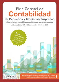 PARANINFO, Plan General de Contabilidad de Pequeñas y Medianas Empresas, VVAA - PARANINFO