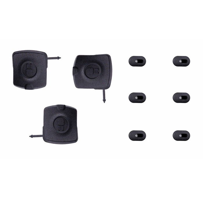 Lapierre Kit de 3 Anillos y 6 Conjuntos de Goma para Paso de Cables - Aluminio, Diámetro Manillar 31.8mm, Tubo Dirección 1 1/8 - Carrera/BTT Lapierre Kit de 3 Anillos y 6 Conjuntos de Goma para Paso de Cables - Aluminio, Diámetro Manillar 31.8mm, Tubo Dirección 1 1/8 - Carrera/BTT
