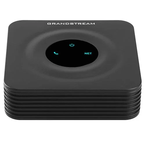 Grandstream Networks Gateway ATA VoIP HT801-V2 para 1 Línea Analógica (1xFXS, 1xLAN) - Negro