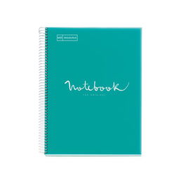 Bloc Miquelrius Emotions Notebook 1 Micro.Tapa Pp A4 80H 90G Cuadric.5X5 Turquesa (Set de 5)