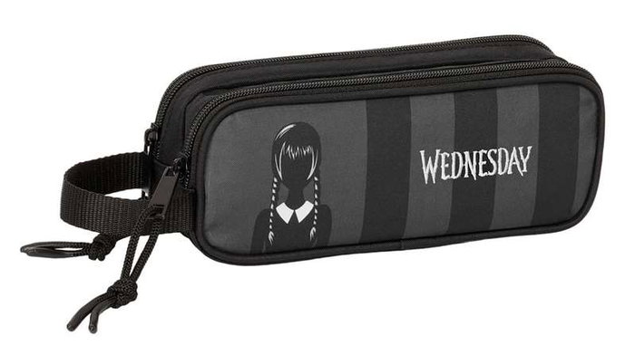 Portatodo Doble Wednesday Negro 21 x 8 x 6 cm