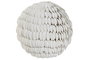 DKD Home Decor Bola de Decoración con Conchas Blanco 12x12x12 cm