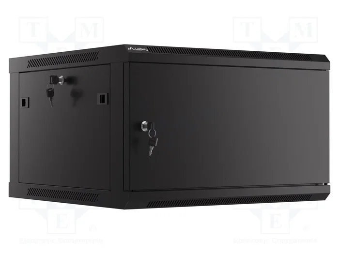 Lanberg Armario Rack Mural 19 pulgadas 6U 600x600 Negro WF01-6606-00B Lanberg Armario Rack Mural 19 pulgadas 6U 600x600 Negro WF01-6606-00B