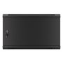 Lanberg WF01-6606-00B Armario Mural Rack 19 Pulgadas 6U Negro 60kg