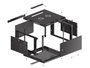 Lanberg Armario Rack Mural 19 pulgadas 6U 600x600 Negro WF01-6606-00B