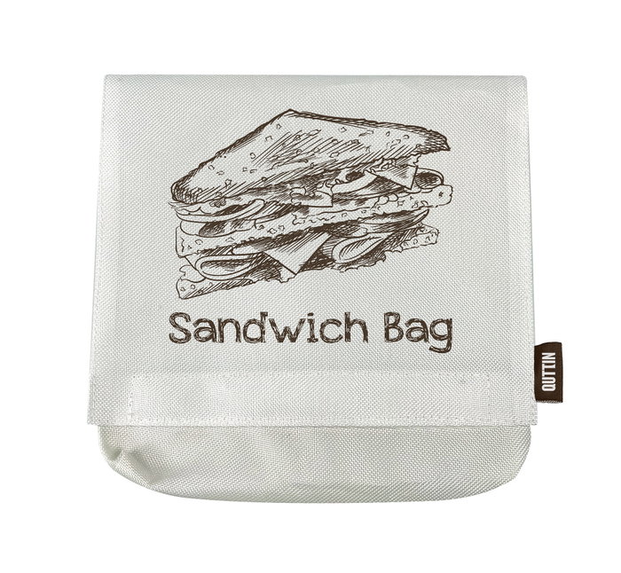 Quttin Bolsa Para Sandwich Reutilizable 18x18x2 cm (24 Unidades) Quttin Bolsa Para Sandwich Reutilizable 18x18x2 cm (24 Unidades)