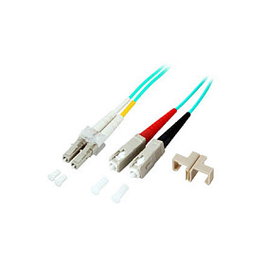 EFB Elektronik EFB Duplex Patchkabel LC-SC OM3 5m LSZH 2mm aqua