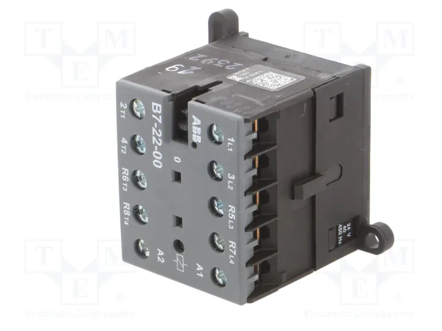 ABB Contactor B7 4-polar 12A 24VAC ABB Contactor B7 4-polar 12A 24VAC