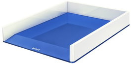 LEITZ WOW DUAL Bandeja de Sobremesa Azul Metalizado/Blanco