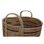 DKD Home Decor Set de 3 Cestas de Seagrass 38x38x41 cm Natural