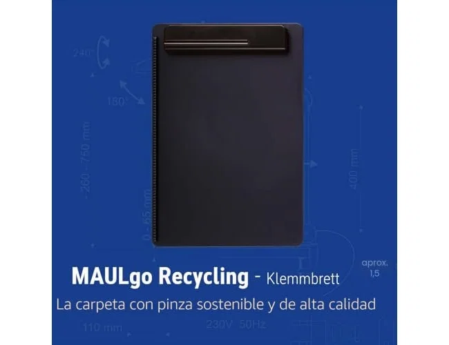 Maul Portanotas Maulgo uni DIN A4 Negro