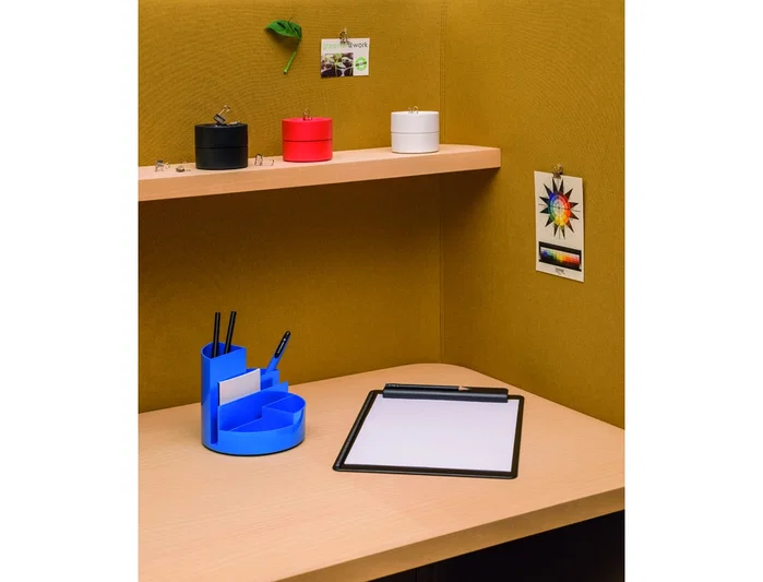 Maul Portanotas DIN A4 Plástico Reciclado con Pinza, Negro Maul Portanotas DIN A4 Plástico Reciclado con Pinza, Negro