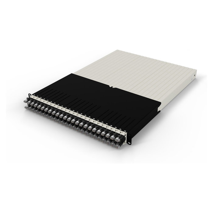 Patchbox patchbox.one Kabeleinzugssystem 30RU/STP, Sistema de Cableado Estructurado con 24 Casetes y Cable Patch Cat 6a U/FTP Negro, 1.8 m, PoE