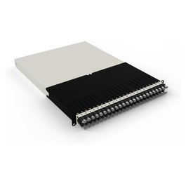 Patchbox patchbox.one Kabeleinzugssystem 30RU/STP, Sistema de Cableado Estructurado con 24 Casetes y Cable Patch Cat 6a U/FTP Negro, 1.8 m, PoE