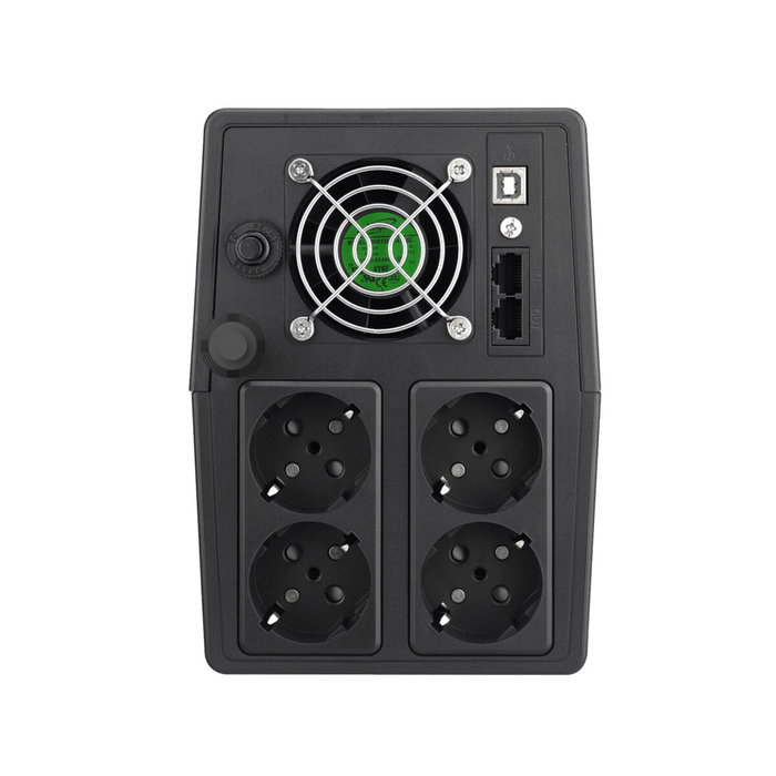 Phasak SAI Esential Interactivo 2000VA con Pantalla Táctil LCD, USB y RJ45