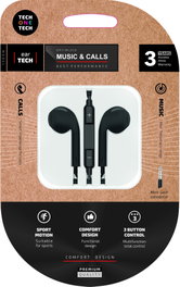 Tech One Tech Auriculares Eartech TEC1002 Negros